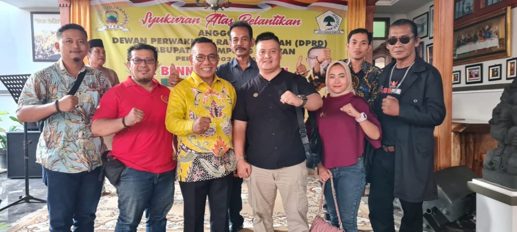 A. Benny Raharjo, SH. Melaksanakan Tasyakuran Usai Pelantikan Sebagai Anggota DPRD Lampung Selatan.